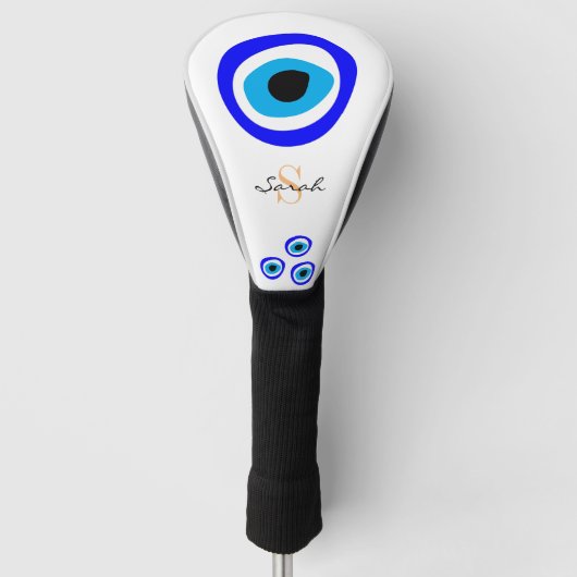 Evil Eye Talisman & Arabic Amulet/Turks, Grieks Golfheadcover (Voorkant)