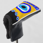 Evil Eye Talisman & Arabic Amulet/Turks, Grieks Golfheadcover (3/4 voorkant)