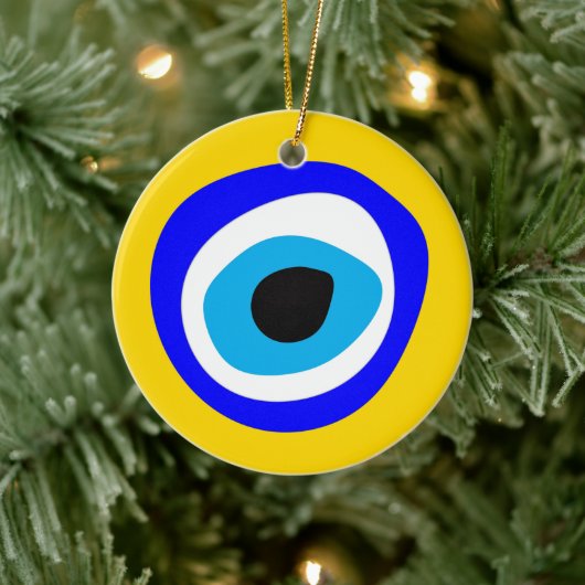 Evil Eye Talisman & Arabic Amulet/Turks, Grieks Keramisch Ornament (Boom)
