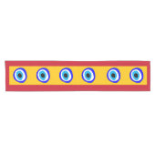 Evil Eye Talisman & Arabic Amulet/Turks, Grieks Korte Tafelloper (Horizontaal)