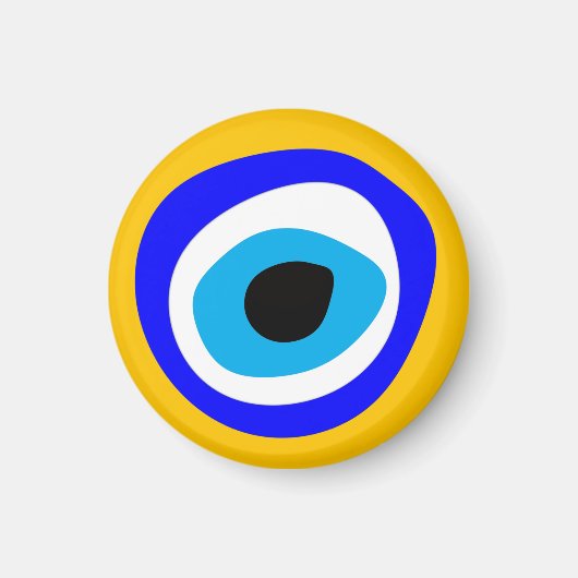 Evil Eye Talisman & Arabic Amulet/Turks, Grieks Magneet (Voorkant)