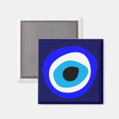 Evil Eye Talisman & Arabic Amulet/Turks, Grieks Magneet (Voorkant / Achterkant)