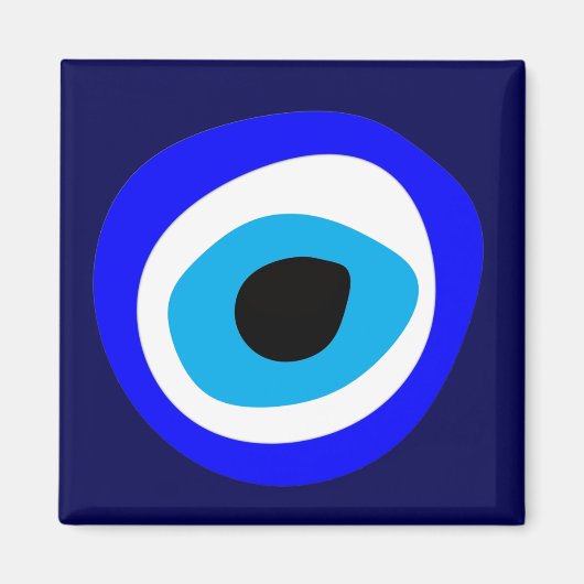 Evil Eye Talisman & Arabic Amulet/Turks, Grieks Magneet (Voorkant)
