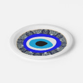 Evil Eye Talisman & Arabic Amulet/Turks, Grieks Papieren Bordje (Gekanteld)