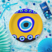 Evil Eye Talisman & Arabic Amulet/Turks, Grieks Papieren Bordje (Feest)