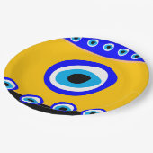 Evil Eye Talisman & Arabic Amulet/Turks, Grieks Papieren Bordje (Gekanteld)