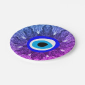 Evil Eye Talisman & Arabic Amulet/Turks, Grieks Papieren Bordje (Gekanteld)