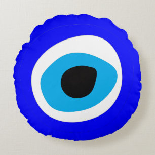 Evil Eye Talisman & Arabic Amulet/Turks, Grieks Rond Kussen