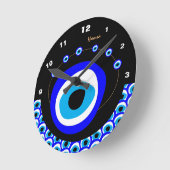Evil Eye Talisman & Arabic Amulet/Turks, Grieks Ronde Klok (Hoek)