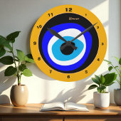 Evil Eye Talisman & Arabic Amulet/Turks, Grieks Ronde Klok