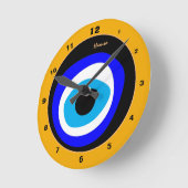 Evil Eye Talisman & Arabic Amulet/Turks, Grieks Ronde Klok (Hoek)