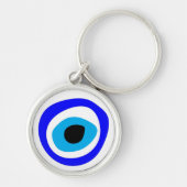 Evil Eye Talisman & Arabic Amulet/Turks, Grieks Sleutelhanger (Voorkant)
