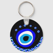 Evil Eye Talisman & Arabic Amulet/Turks, Grieks Sleutelhanger (Voorkant)