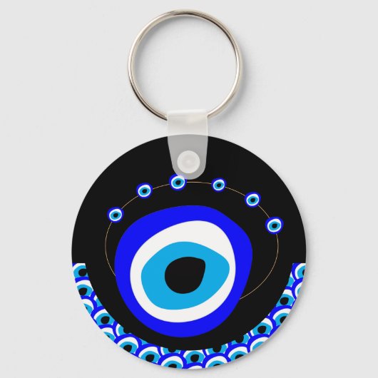 Evil Eye Talisman & Arabic Amulet/Turks, Grieks Sleutelhanger (Achterkant)