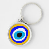 Evil Eye Talisman & Arabic Amulet/Turks, Grieks Sleutelhanger (Voorkant)