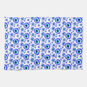 Evil Eye Talisman & Arabic Amulet/Turks, Grieks Theedoek (Horizontaal)