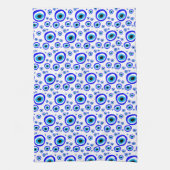 Evil Eye Talisman & Arabic Amulet/Turks, Grieks Theedoek (Verticaal)