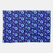 Evil Eye Talisman & Arabic Amulet/Turks, Grieks Theedoek (Horizontaal)