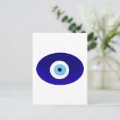 Evil Eye Talisman Briefkaart (Staand voorkant)