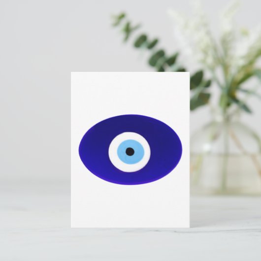 Evil Eye Talisman Briefkaart (Staand voorkant)