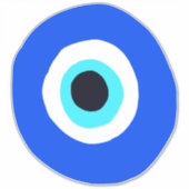 Evil Eye Talisman Lucky Charm Sticker (Voorkant)