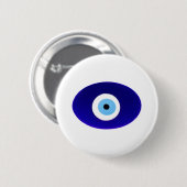 Evil Eye Talisman Ronde Button 5,7 Cm (Voorkant /achterkant)
