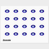 Evil Eye Talisman Ronde Sticker (Vel)