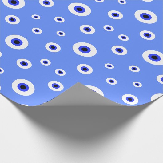 Evil Eye Tegel Pattern Cadeaupapier (Hoek)