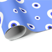Evil Eye Tegel Pattern Cadeaupapier (Rol Hoek)
