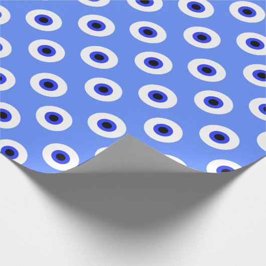 Evil Eye Tile Pattern  Cadeaupapier (Hoek)