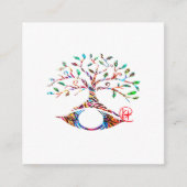 Evil Eye Tree of Life Graffiti Art Kaarten (Voorkant)
