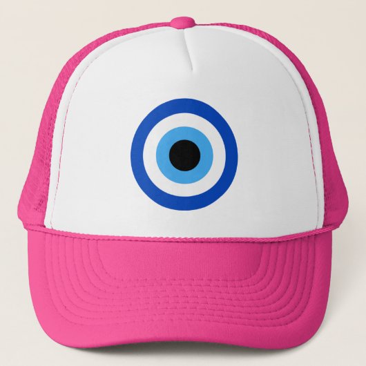 Evil Eye Trucker Hat Trucker Pet (Voorkant)