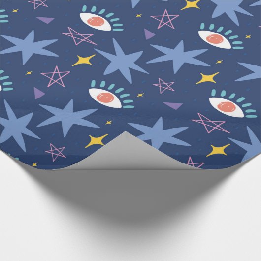 Evil Eye Turks Oog Gotisch inpakpapier (Hoek)