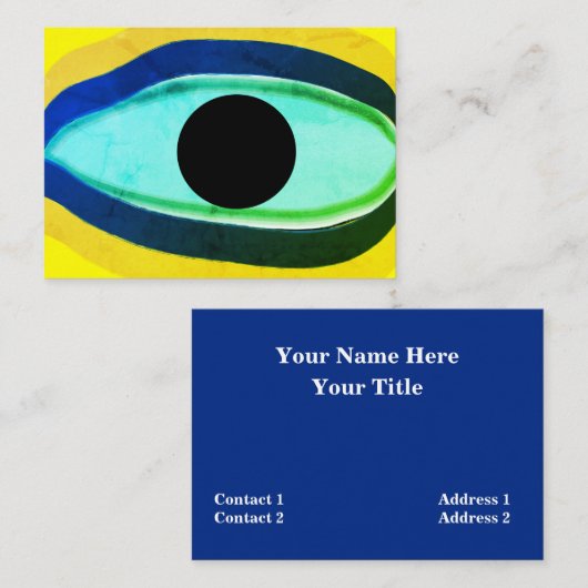 Evil Eye Visitekaartje (Voorkant / Achterkant)