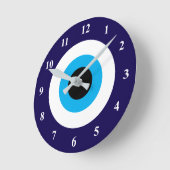 Evil Eye wandklok (Hoek)