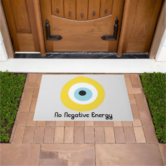 Evil Eye Yellow Nazar Geen negatieve energiebesche Deurmat
