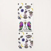 Evil Eye Yoga Mat van mij is Keshet Angel Protecti (Achterkant)