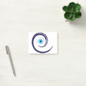 Evil EyeEvil Eye Artistic Blue Grieks Post-it® Notes (Kantoor)