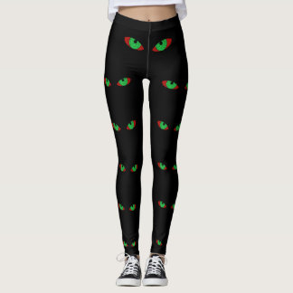 Evil Eyes Halloween Leggings