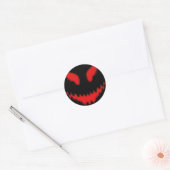 Evil Eyes Halloween Round Stickers (Envelop)