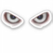 Evil Eyes Halloween Sticker (Voorkant)