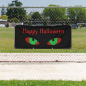 Evil Eyes Happy Halloween Spandoek (Insitu)