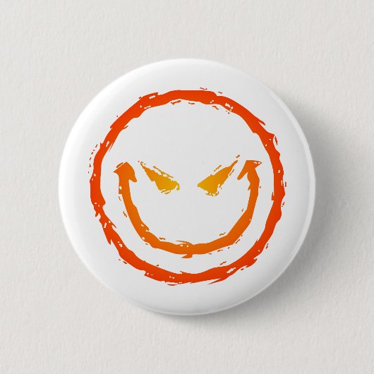 Evil Face Ronde Button 5,7 Cm (Voorkant)
