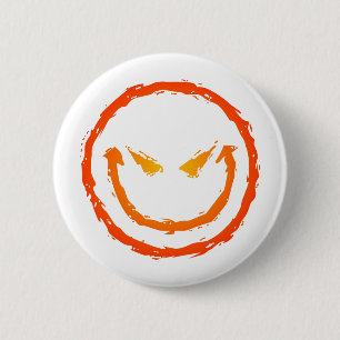 Evil Face Ronde Button 5,7 Cm