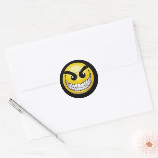 Evil Face Stickers (Envelop)