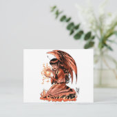 Evil Fairy doet Magic door Al Rio Briefkaart (Staand voorkant)