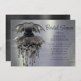 Evil Fairy Gown | Gothic Black Vampy Rock Sheen Kaart