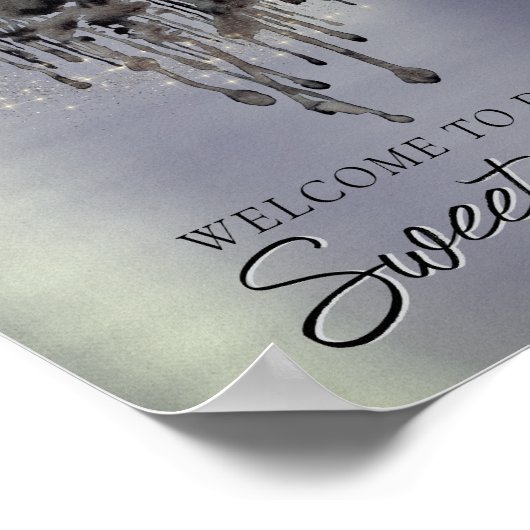 Evil Fairy Gown | Gothic Black Vampy Rock Sheen Poster (Hoek)