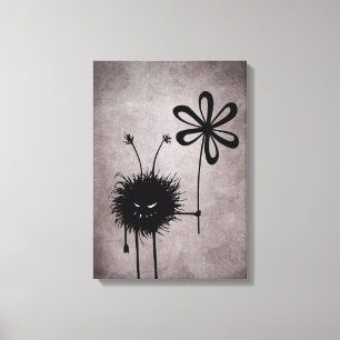 Evil Flower Bug  Canvas Print