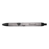 Evil Flower Bug  Gothic gepersonaliseerd Zwarte Inkt Pen (Voorkant)